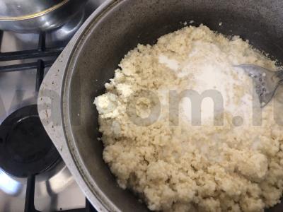 Pšenių košė su pienu ir sviestu Žingsnis 2