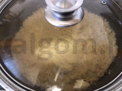 Pšenių košė su pienu ir sviestu Žingsnis 3