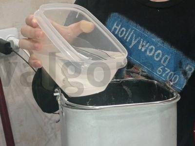 Baltas duona Žingsnis 1