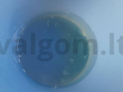 Tortas su kremu iš baltymų ir paruoštų biskvitų Žingsnis 2