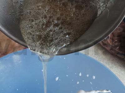 Tortas su kremu iš baltymų ir paruoštų biskvitų Žingsnis 6