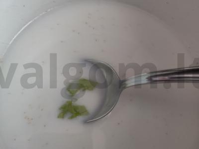 Tatarų manų sriuba su melisa Žingsnis 3