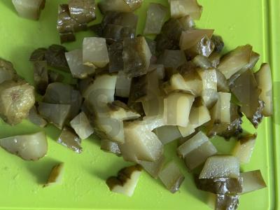 Skani mėsos solyanka pietums Žingsnis 3