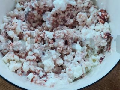 Varškė su vaisiais pusryčiams Žingsnis 2