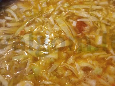 Šaltibarščiai su mėsos kukuliais Žingsnis 3