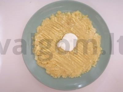 Greitas salotas su sardinomis ir granatu Žingsnis 2