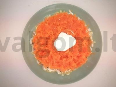 Greitas salotas su sardinomis ir granatu Žingsnis 4