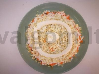 Greitas salotas su sardinomis ir granatu Žingsnis 5