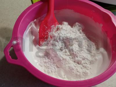 Meringos ritinys su varškės kremu Žingsnis 2