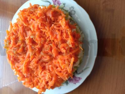 Silkė po kailiu su šakniavaisiais Žingsnis 7