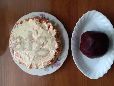 Silkė po kailiu su šakniavaisiais Žingsnis 8