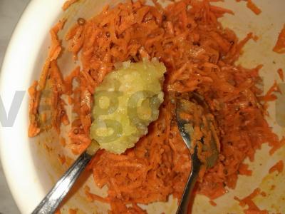 Aštri morkų salotos pagal korėjietišką receptą Žingsnis 8