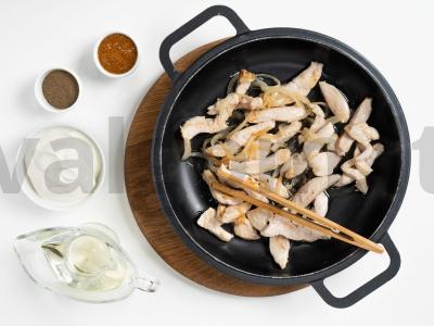 Kalakutienos filė su ne aštriu garstyčių padažu Žingsnis 1