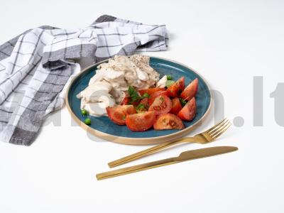 Kalakutienos filė su ne aštriu garstyčių padažu pagrindine nuotrauka