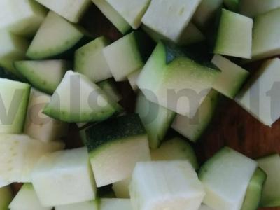 Ryžiai su cukinija Žingsnis 2