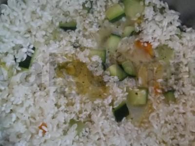 Ryžiai su cukinija Žingsnis 3