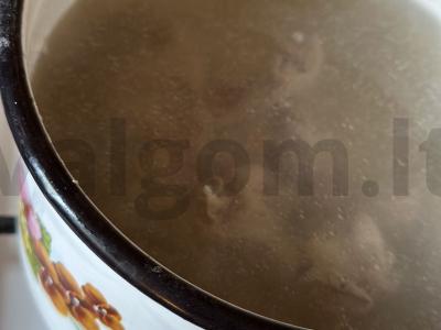 Žaliasis sriuba „Namų stiliumi“ Žingsnis 1