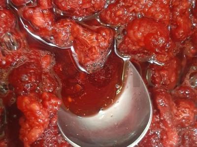 Aviečių džemas tortų ir pyragėlių sluoksniams Žingsnis 2