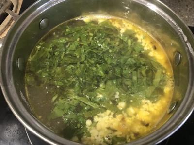 Šaltibarščiai iš rūgštynių, arba Žaliasis šaltibarštis Žingsnis 4