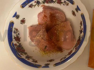 Vištienos filė ir šoninės ritinėliai Žingsnis 4