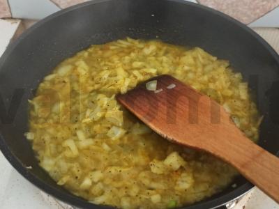 Ryžiai su kiaušiniu ir ciberžole Žingsnis 5