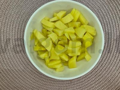 Žirnių sriuba su vištiena ir petražolėmis Žingsnis 3