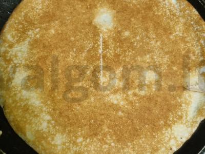 Ploni blynai be druskos ir cukraus Žingsnis 4