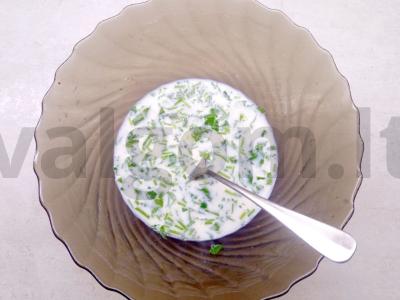 Kepama menkė orkaitėje Žingsnis 1