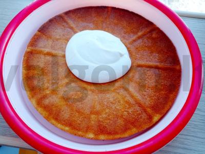 Namų tortas su riešutų sluoksniu ir apelsinu Žingsnis 3