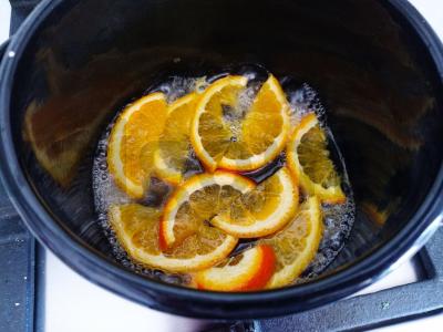 Namų tortas su riešutų sluoksniu ir apelsinu Žingsnis 5