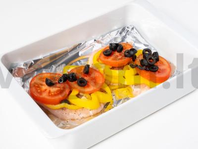 Kalakutienos filė su alyvuogėmis Žingsnis 2