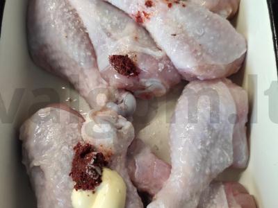 Vištiena su bulvėmis kepimo maiše Žingsnis 3