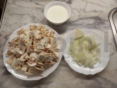 Šampinjonai „Miško pasaka“ Žingsnis 1