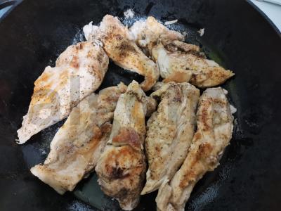 Salotas su skrudinta duona Žingsnis 2