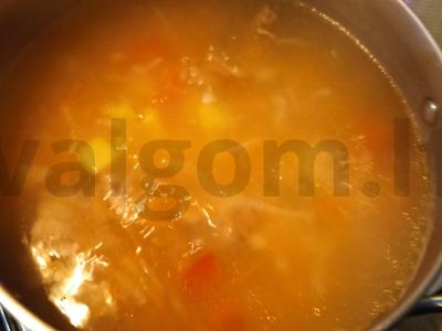 Kalakutų sriuba Žingsnis 2