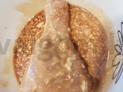 Vištienos blauzdelės sojų padaže orkaitėje Žingsnis 2