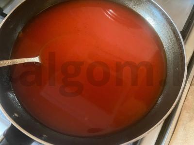 Kopūstai su kaimišku faršu pomidorų padaže Žingsnis 11