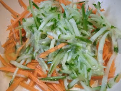 Morkų salotos su grybais Žingsnis 1