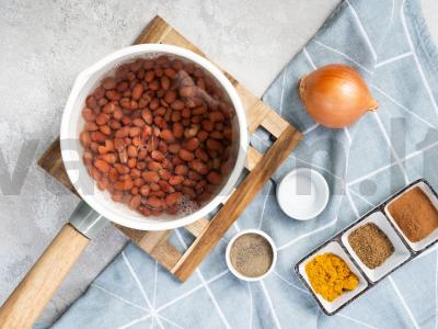 Lobio pagal gruziniškai Žingsnis 1