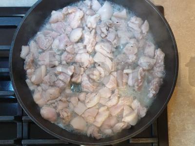 Troškinta vištienos filė su daržovėmis vakarienei Žingsnis 3