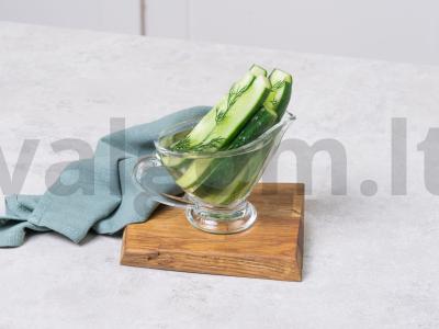 Traškūs sūdyti agurkai pagrindine nuotrauka