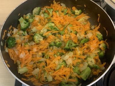 Vegetariškas ryžiai Žingsnis 2