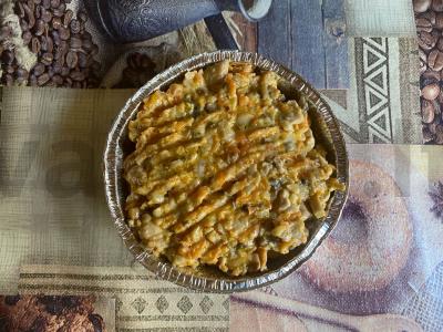 Patiekalas „Stužik“ su kiauliena ir grybais pagrindine nuotrauka