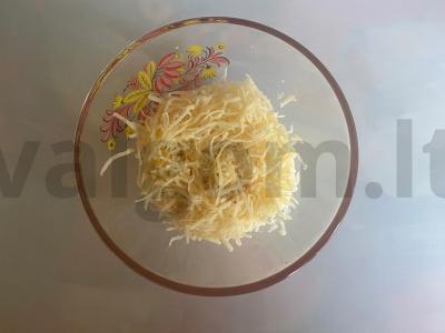 Tostai su kiaušinių-sūrio įdaru pusryčiams Žingsnis 2