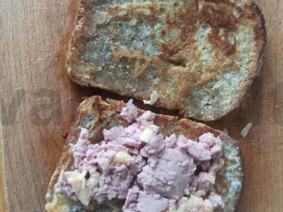 Karšti tostai „Švelnus pusryčiai“ Žingsnis 3