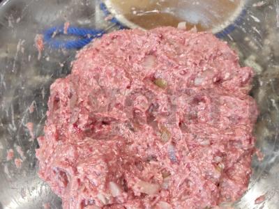 Namų čeburekai greitai iš picos tešlos Žingsnis 1