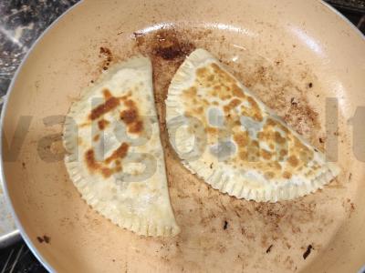 Namų čeburekai greitai iš picos tešlos Žingsnis 4