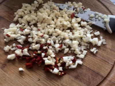 Figų padažas mėsai Žingsnis 1