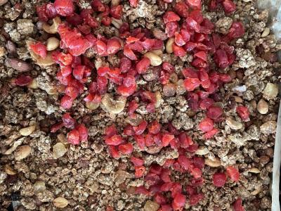 Avižinių dribsnių granola su riešutais, džiovintomis spanguolėmis ir medumi Žingsnis 6