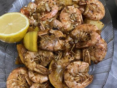 Vėžiagyviai su česnaku ir prieskoniais Žingsnis 5